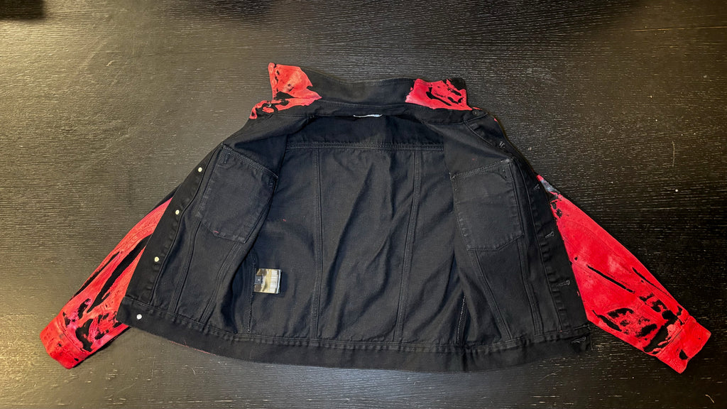 FW 18 Andy Warhol screenprinted Denim Jacket