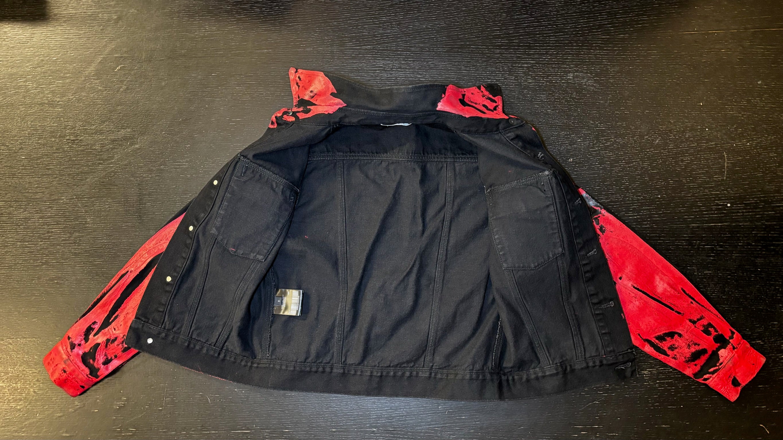 FW 18 Andy Warhol screenprinted Denim Jacket