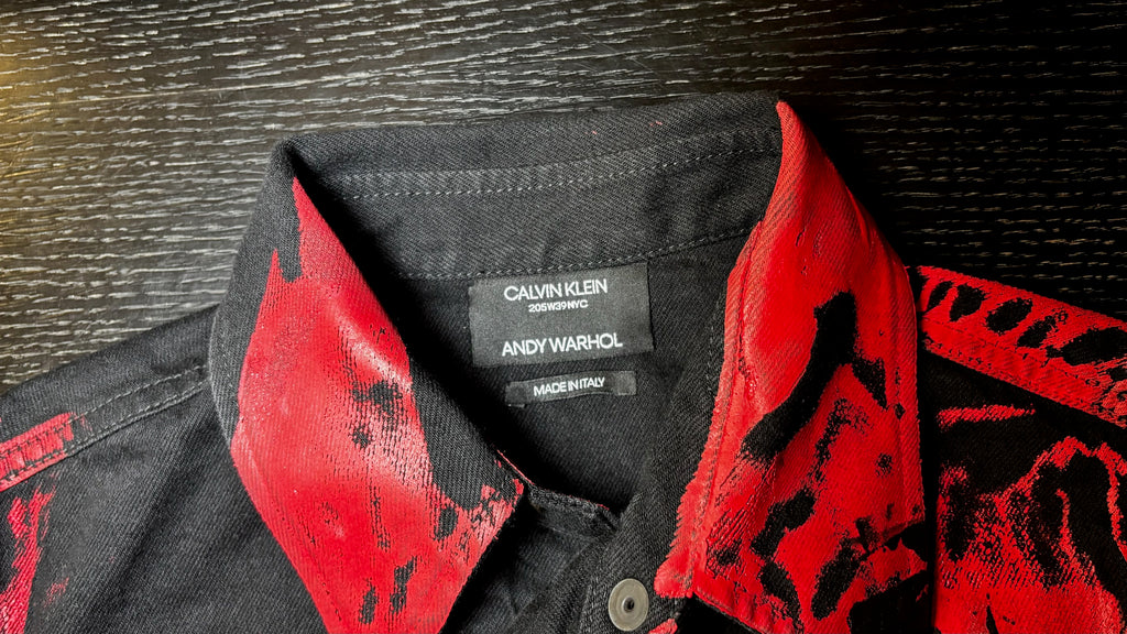 FW 18 Andy Warhol screenprinted Denim Jacket