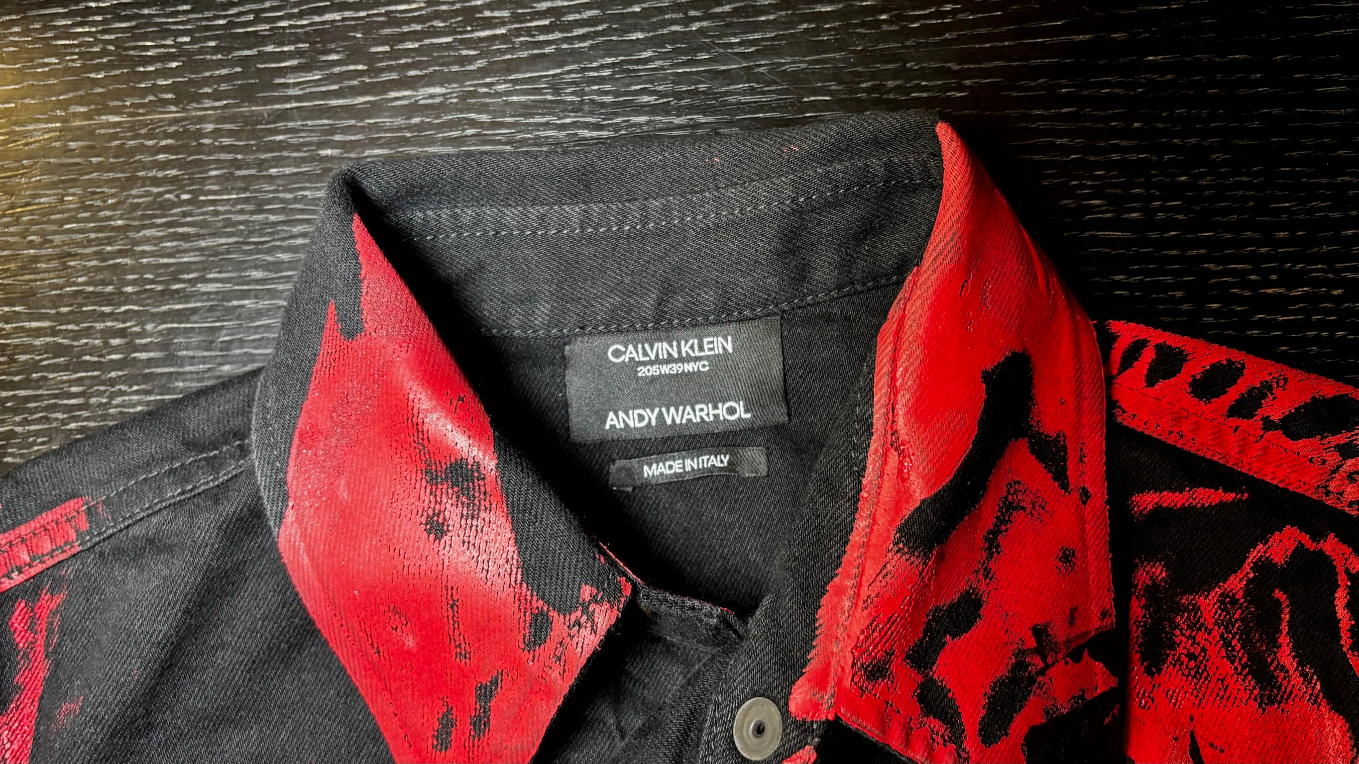 FW 18 Andy Warhol screenprinted Denim Jacket