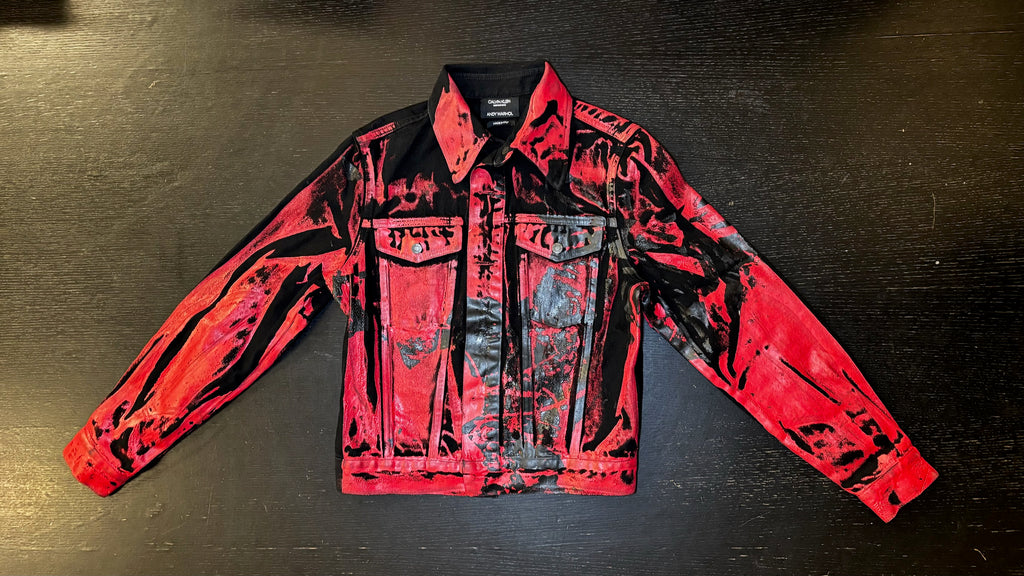 FW 18 Andy Warhol screenprinted Denim Jacket