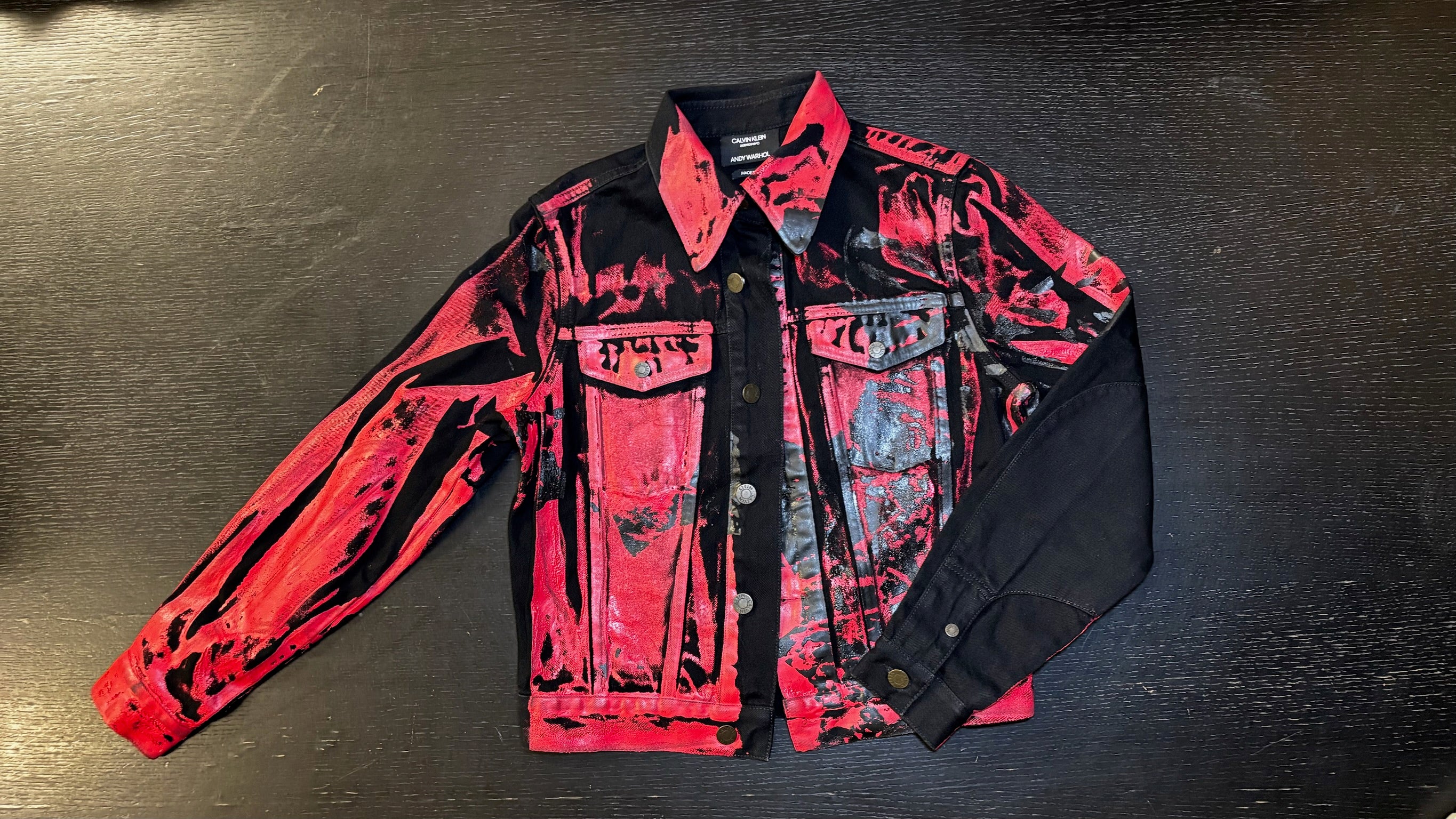 FW 18 Andy Warhol screenprinted Denim Jacket