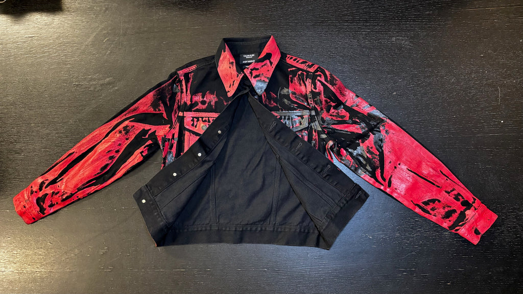 FW 18 Andy Warhol screenprinted Denim Jacket