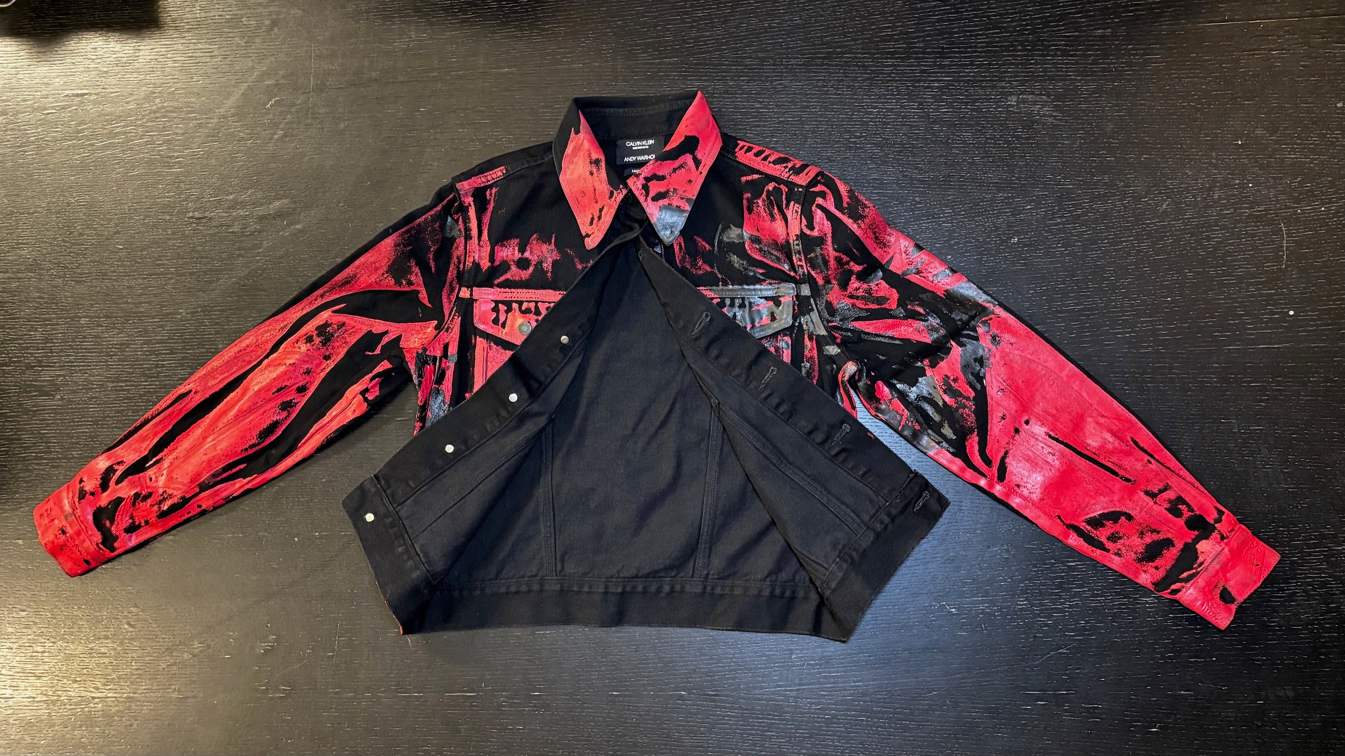 FW 18 Andy Warhol screenprinted Denim Jacket