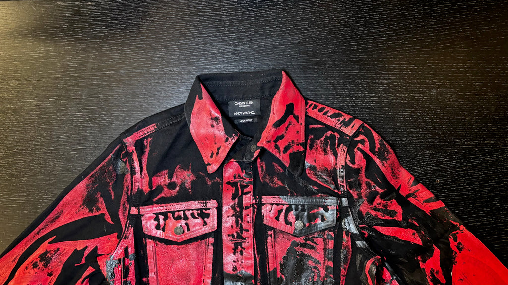 FW 18 Andy Warhol screenprinted Denim Jacket