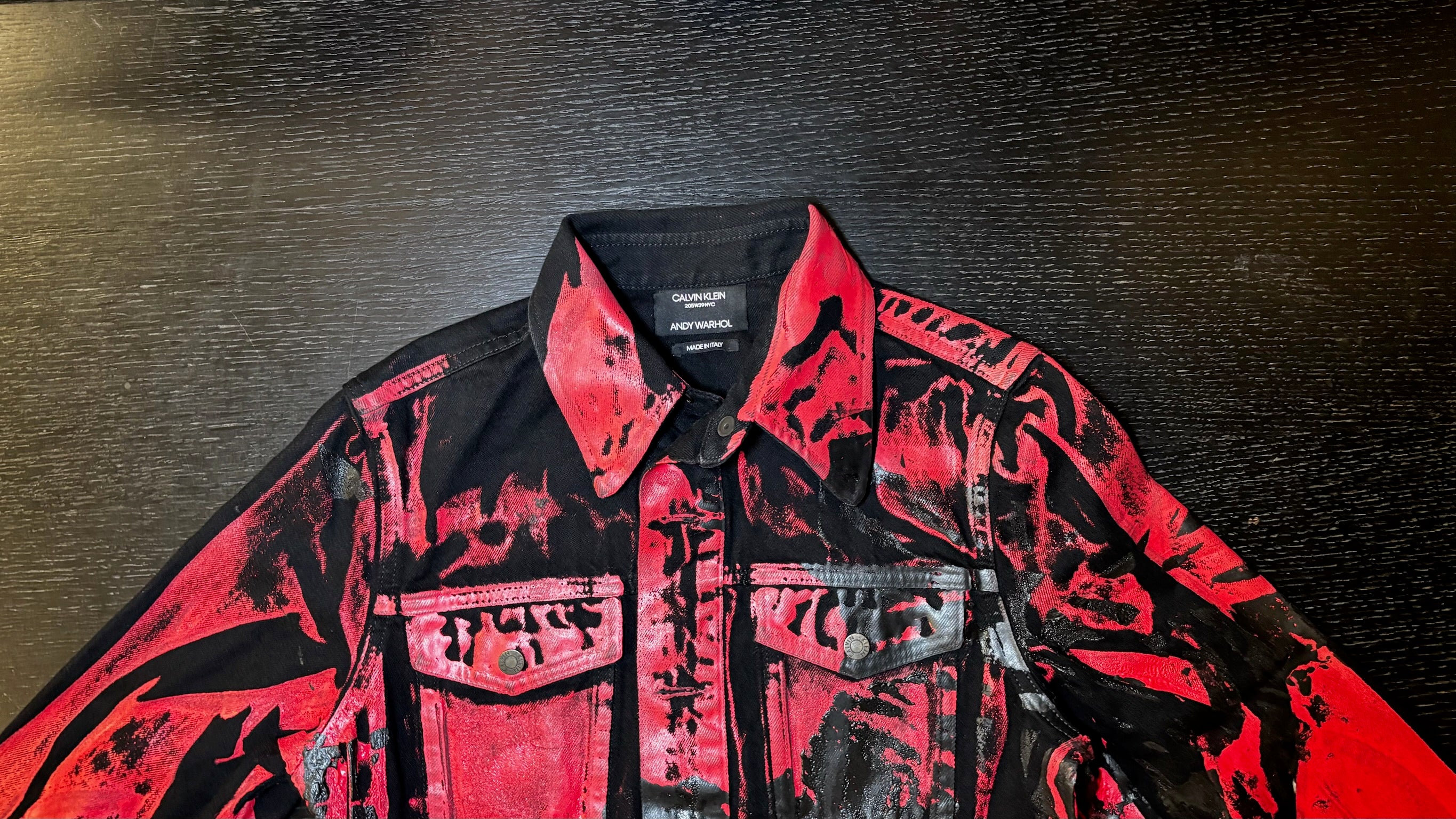 FW 18 Andy Warhol screenprinted Denim Jacket
