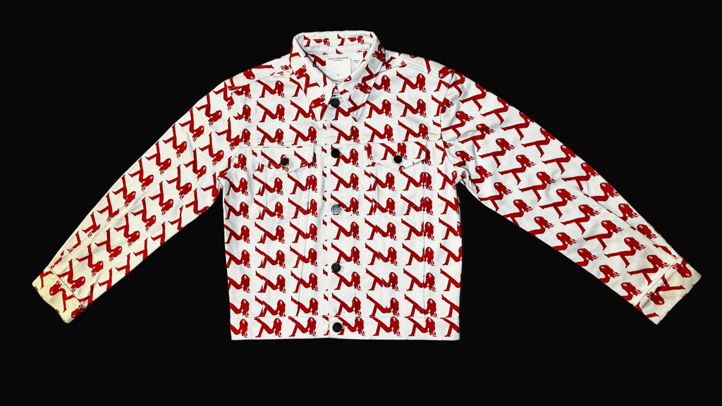 Raf Simons CK205W39NYC 'Brooke Shield' Denim jacket