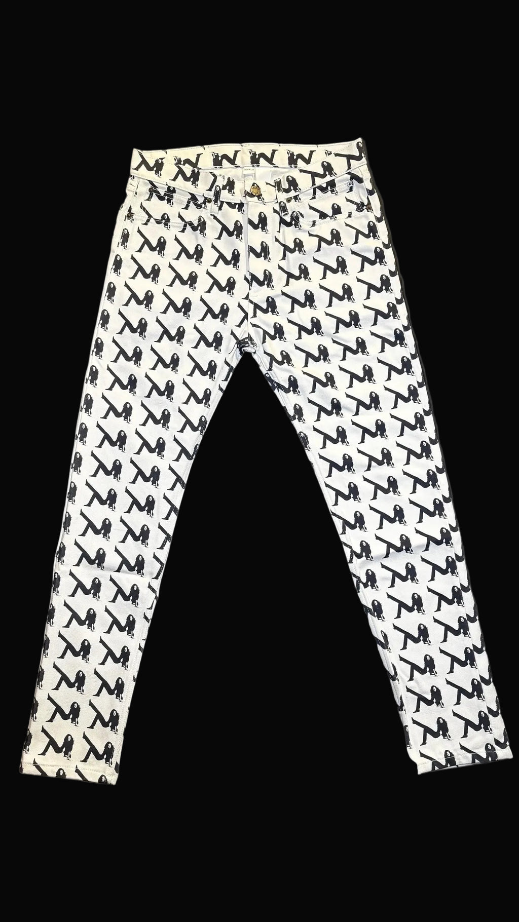 Raf Simons CK205W39NYC 'Brooke Shields' Denim Pants FW2018
