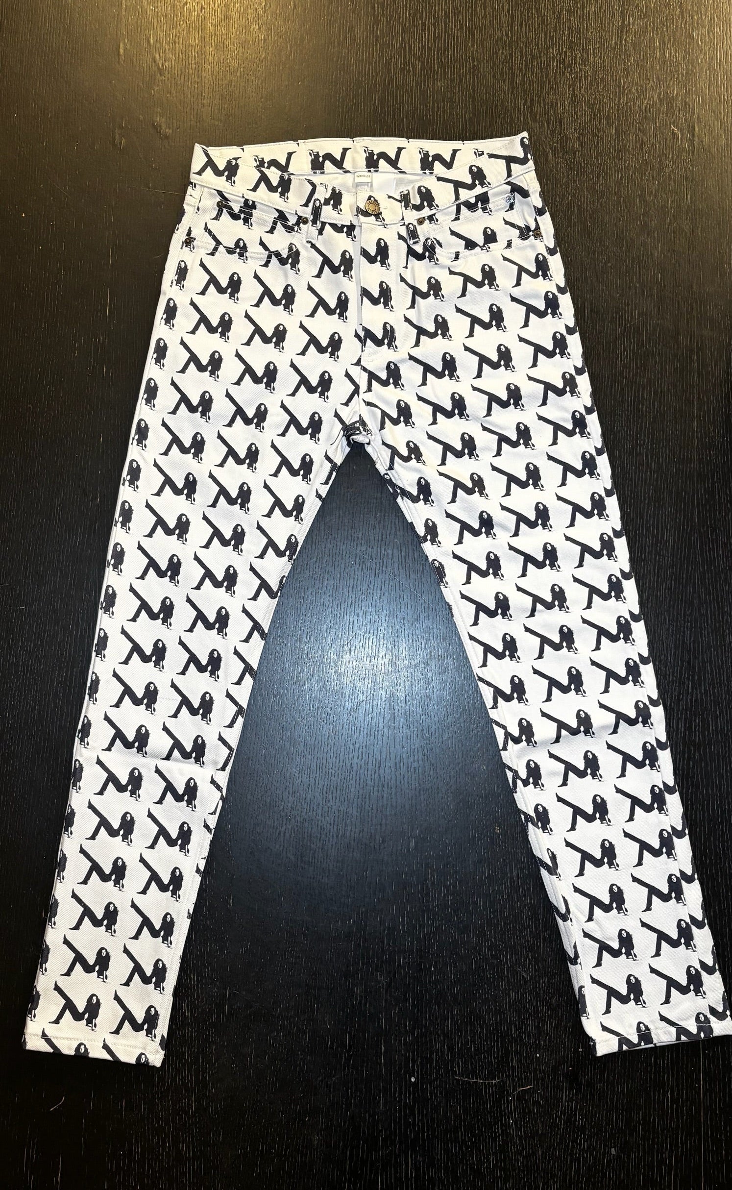 Raf Simons CK205W39NYC 'Brooke Shields' Denim Pants FW2018