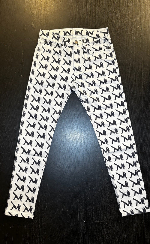 Raf Simons CK205W39NYC 'Brooke Shields' Denim Pants FW2018