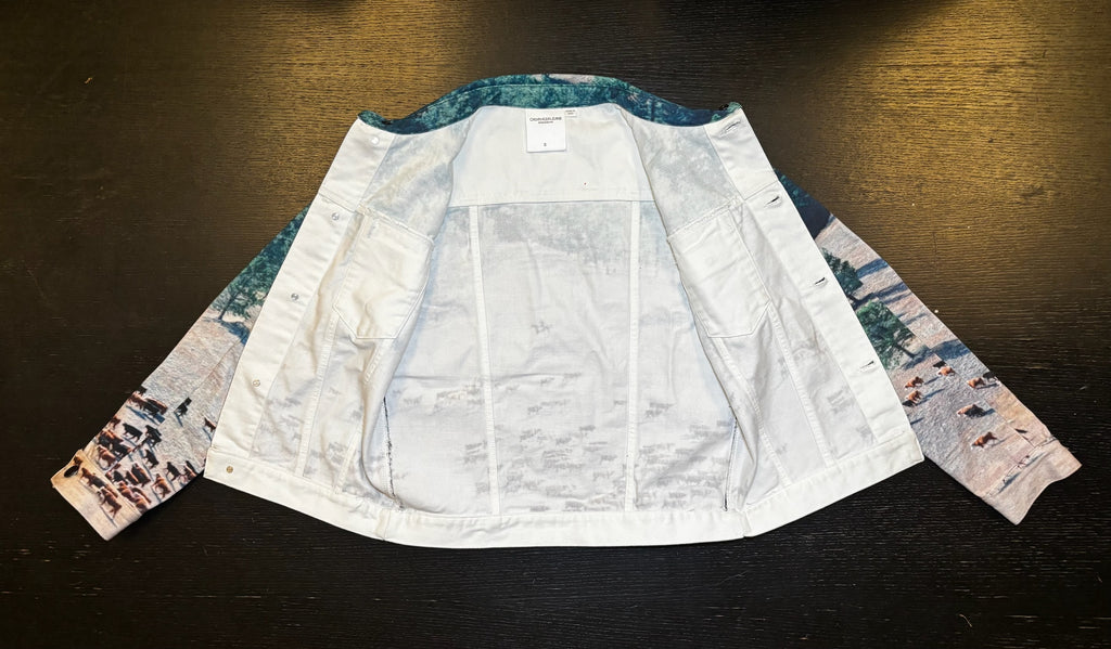 Raf Simons CK205W39NYC 'Landscape' Denim Jacket