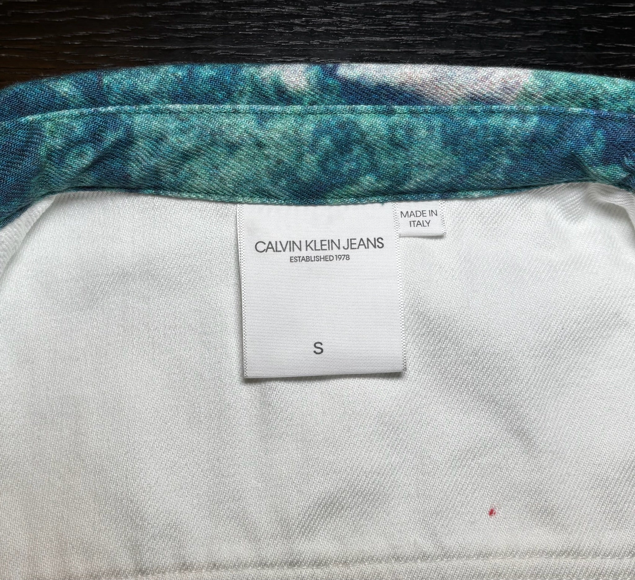 Raf Simons CK205W39NYC 'Landscape' Denim Jacket