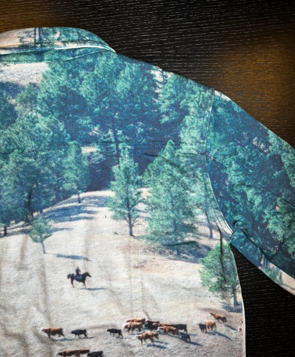 Raf Simons CK205W39NYC 'Landscape' Denim Jacket